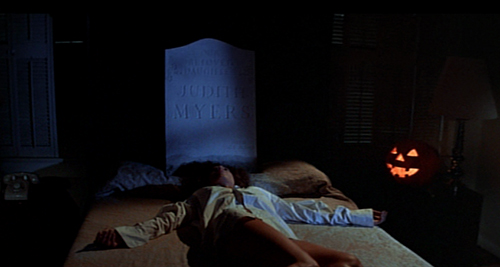 halloween 1978 annie dead bed gravestone