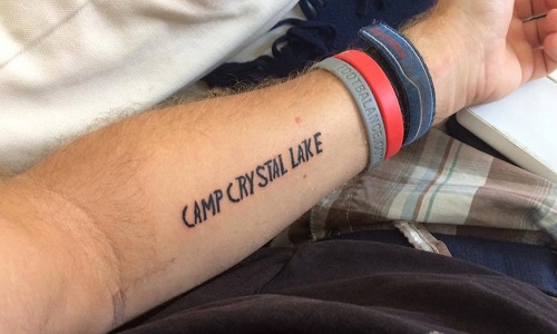 camp crystal lake tattoo friday the 13th jason